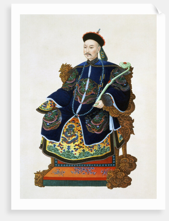 Portrait of a mandarin by Anonymous
