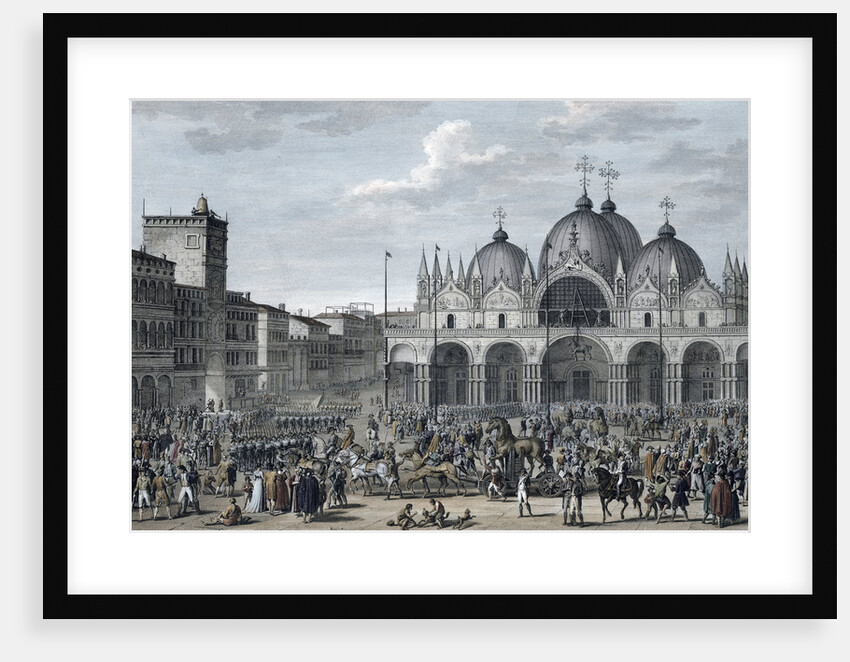 The entry of the French into Venice by Jean Duplessis-Bertaux