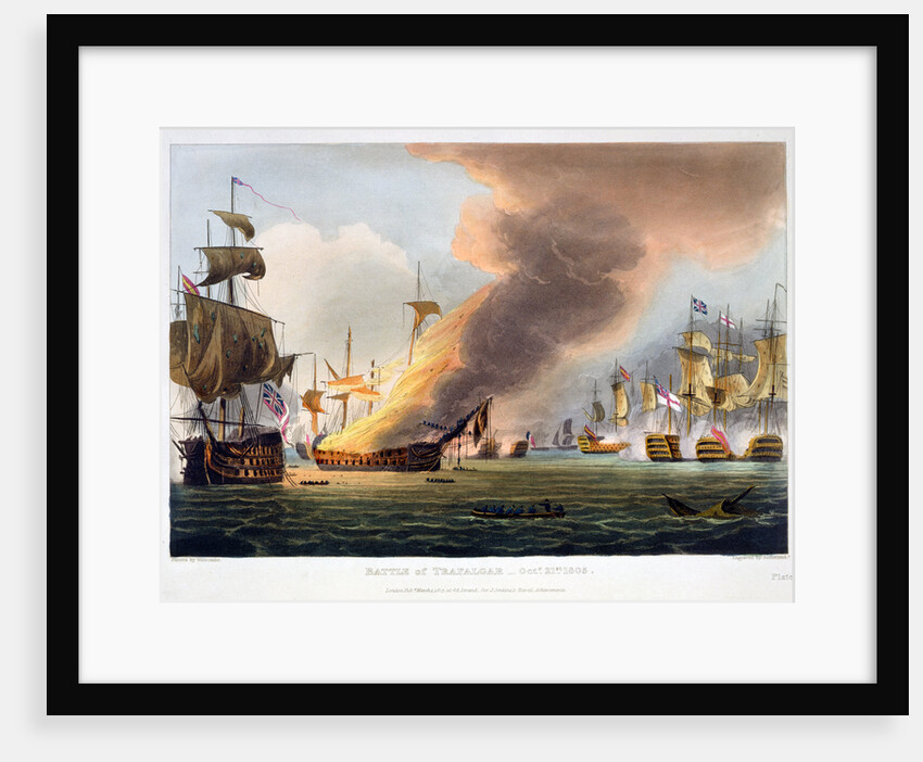 The Battle of Trafalgar by Thomas Sutherland