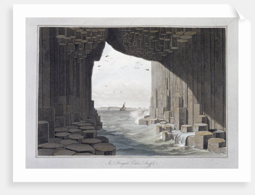 In Fingal's Cave by William Daniell