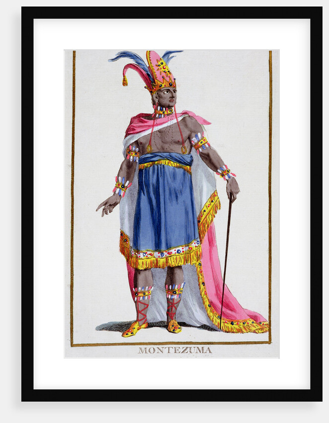 Montezuma, last Emperor of the Aztecs by Pierre Duflos
