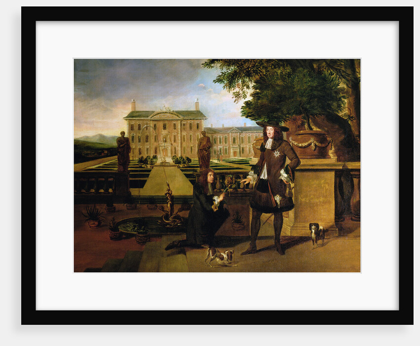 John Rose, the King's Gardener, presenting Charles II with a pineapple by Hendrick Danckerts