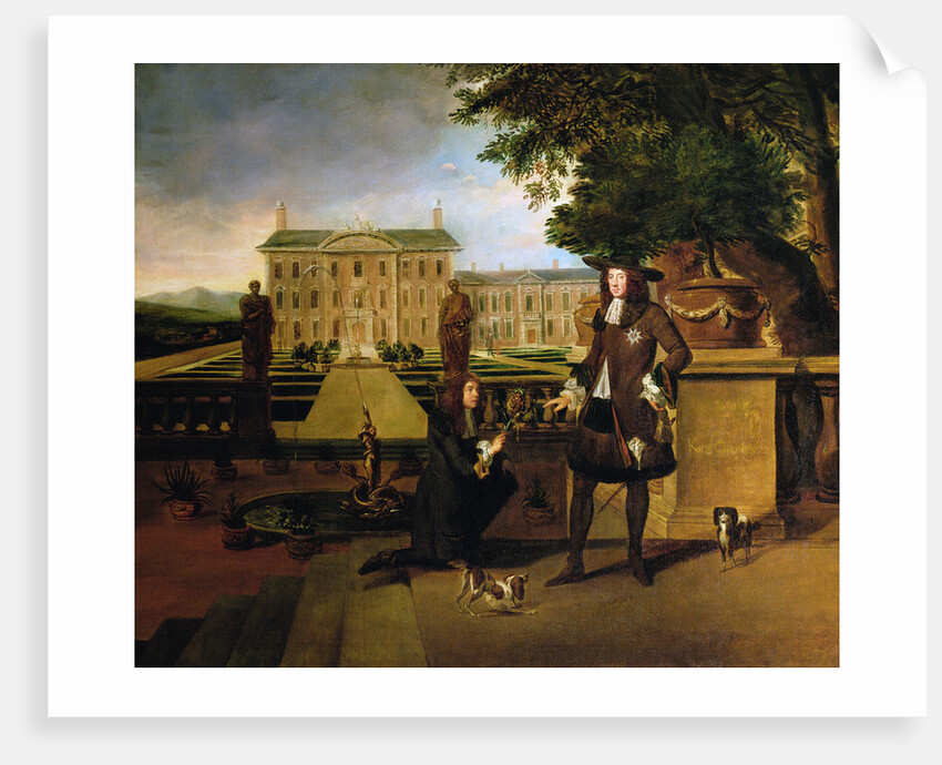 John Rose, the King's Gardener, presenting Charles II with a pineapple by Hendrick Danckerts