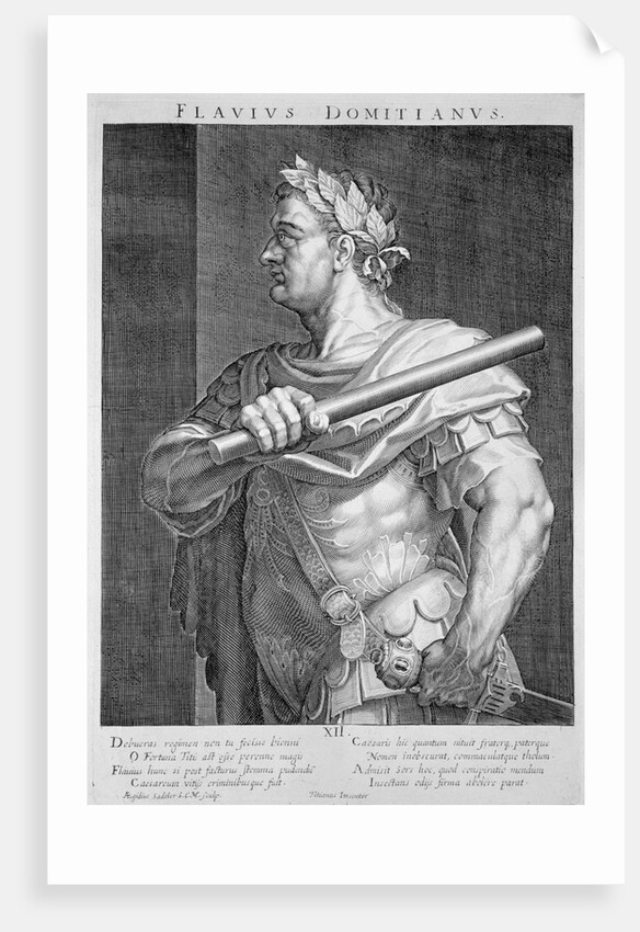 Flavius Domitian by Aegidius Sadeler II