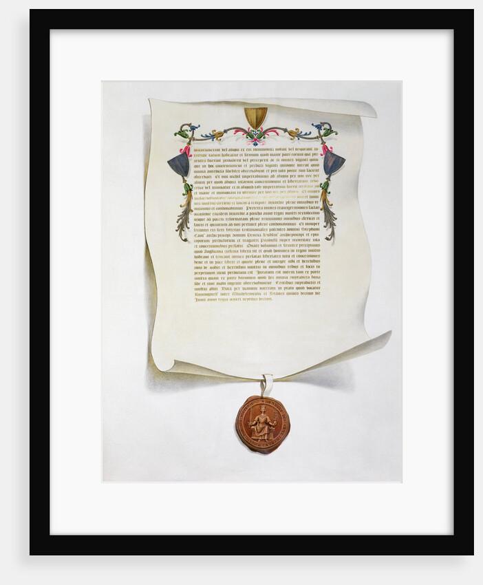 Facsimile edition of the Magna Carta by Anonymous