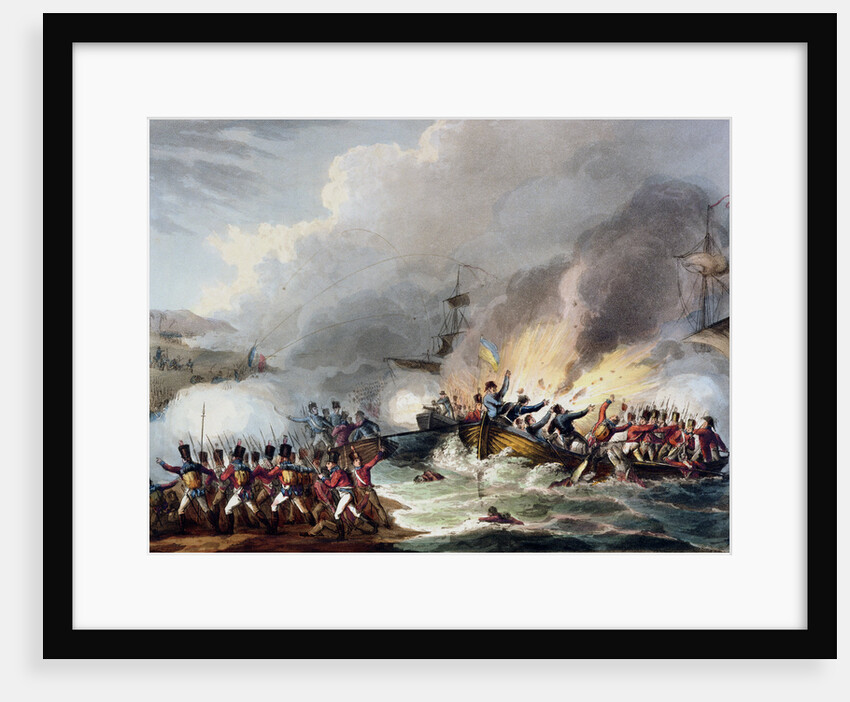 Landing of the British Troops in Egypt by Thomas Sutherland