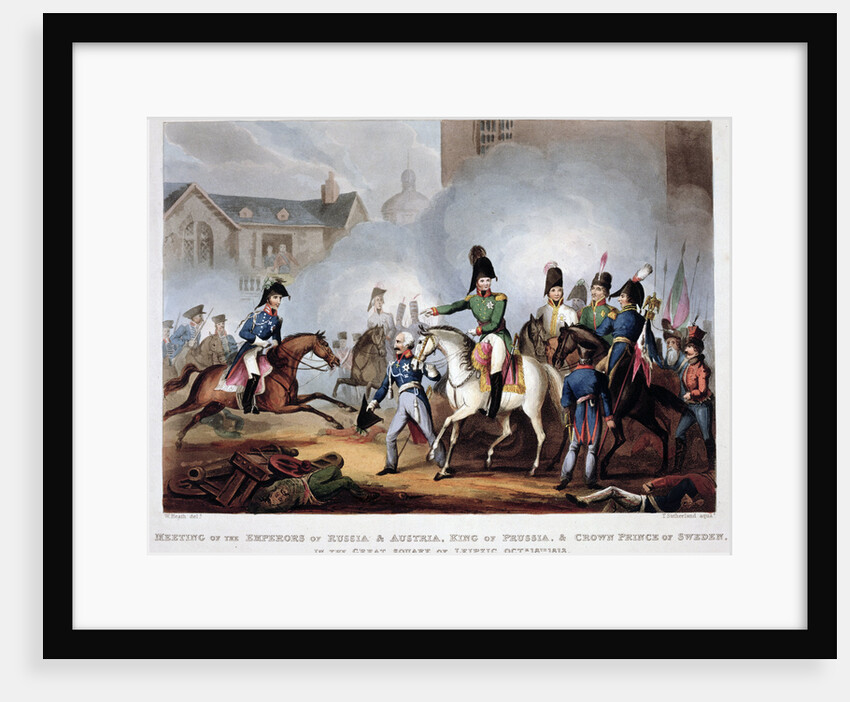 The Allied commanders at Leipzig by Thomas Sutherland