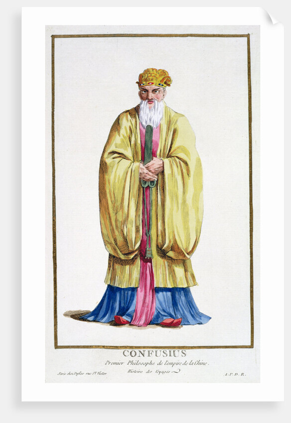 Confucius by Pierre Duflos
