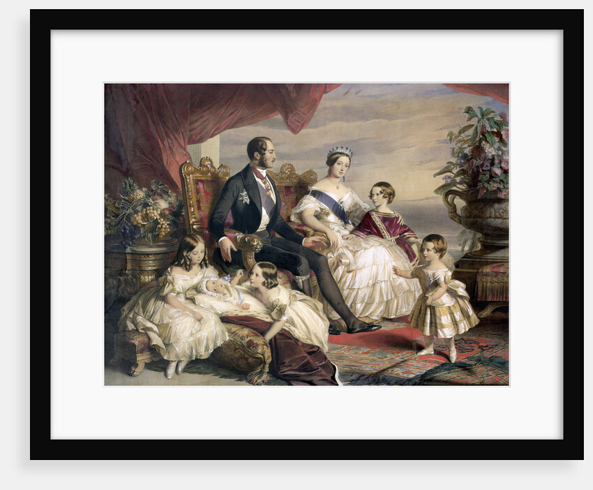 Queen Victoria and Prince Albert with Five of their Children by Anonymous