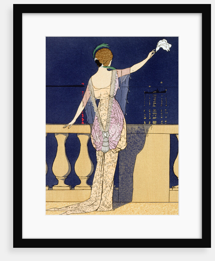 Farewell at Night by Georges Barbier