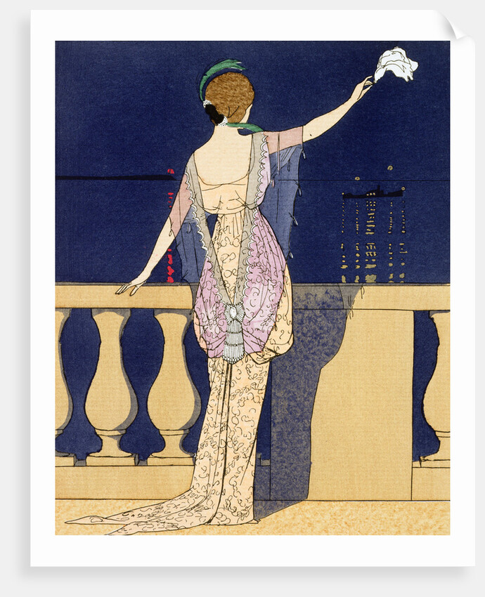 Farewell at Night by Georges Barbier