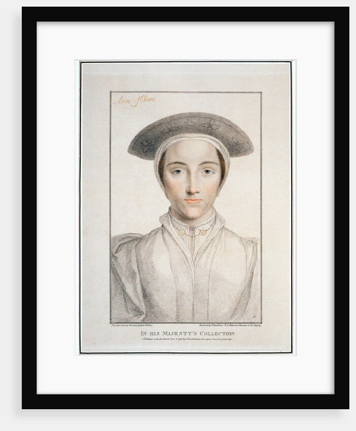 Anne of Cleves by Francesco Bartolozzi