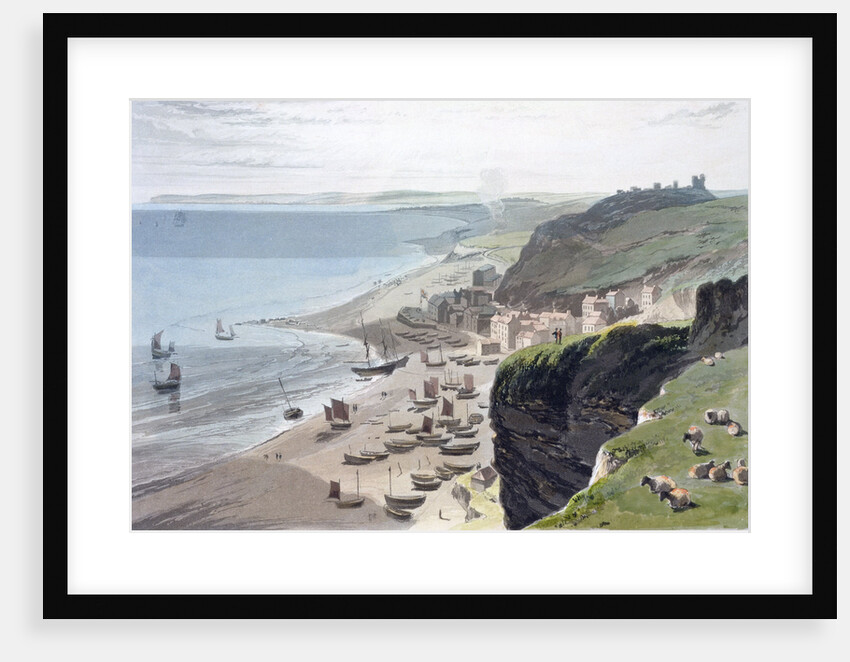 Hastings, from the East Cliff by William Daniell