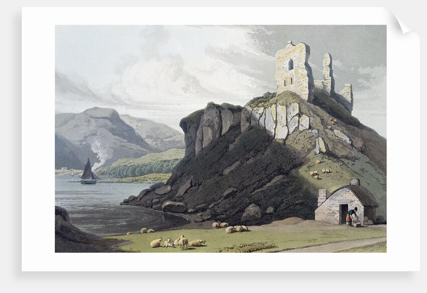 Aros Castle by William Daniell