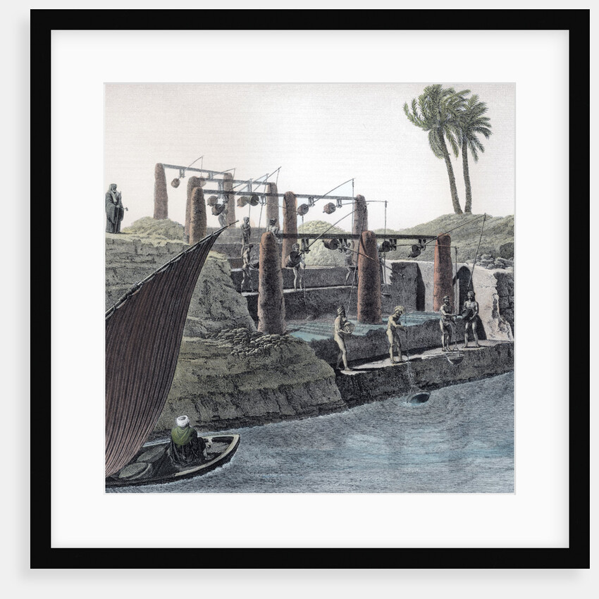Collecting water from the Nile by Anonymous