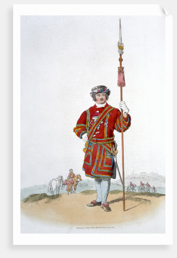 Yeoman of the King's Guard by William Henry Pyne