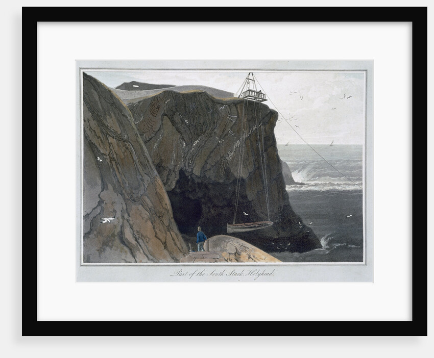 Part of the South Stack by William Daniell