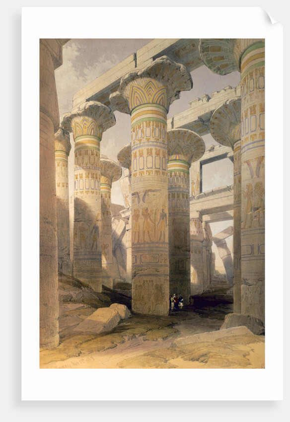 Hall of Columns by David Roberts