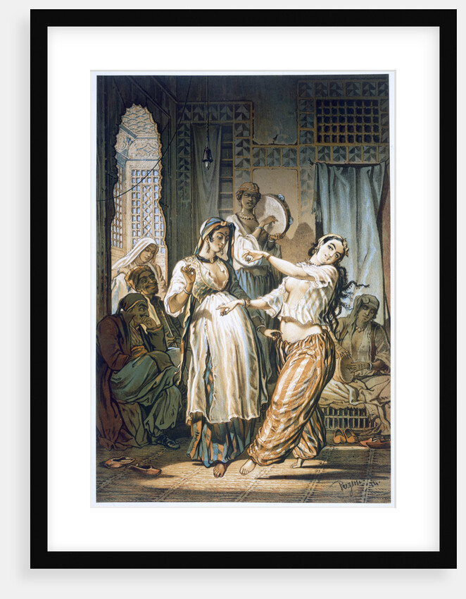 Egyptian belly dancer by Amadeo Preziosi