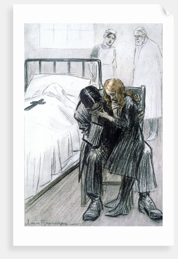 The Zeppelin Triumph: Casualty of War by Louis Raemaekers