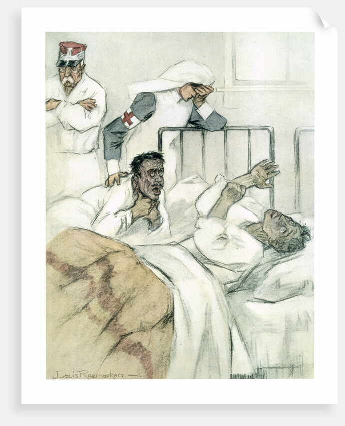 Slow Asphyxiation by Louis Raemaekers