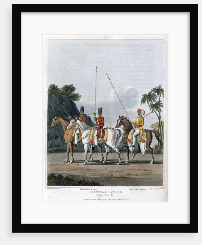 Irregular Cavalry by Havell & Son