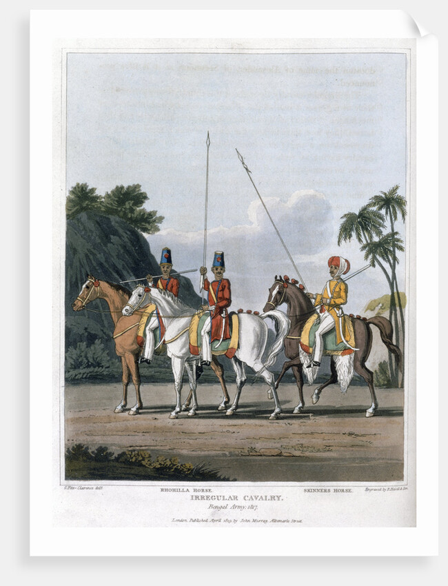 Irregular Cavalry by Havell & Son