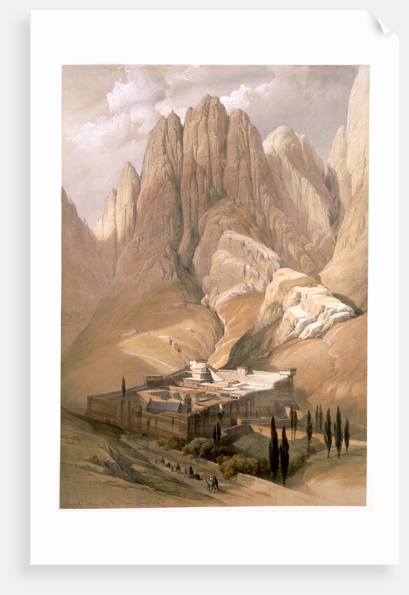 Convent of St Catherine with Mount Horeb by Louis Haghe