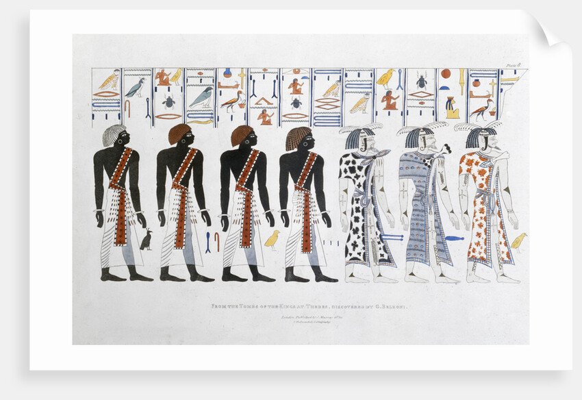 Hieroglyphics from the Tombs of the Kings at Thebes by Charles Joseph Hullmandel