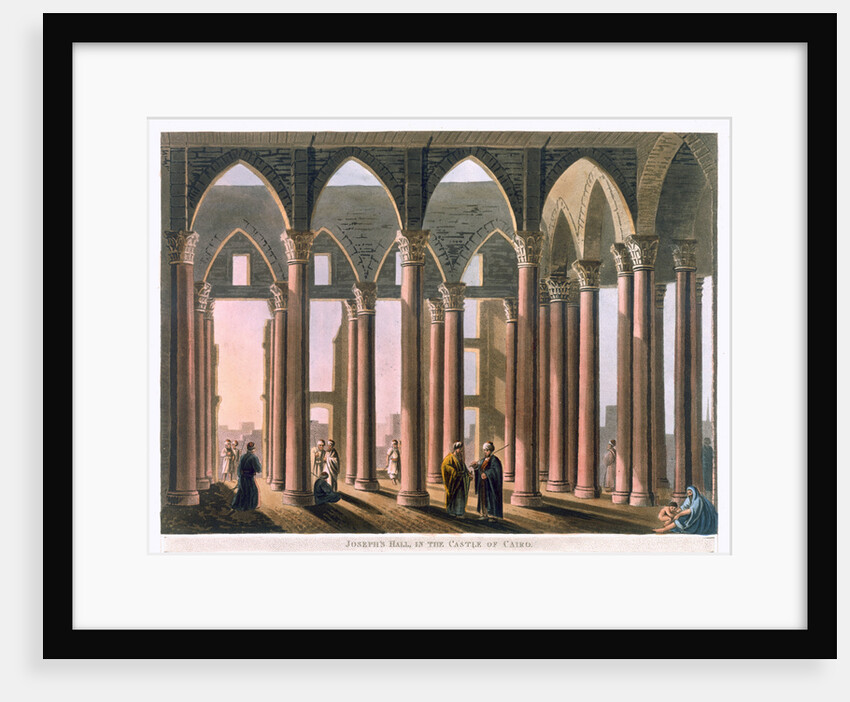 Joseph's Hall in the Citadel of Cairo by Thomas Milton