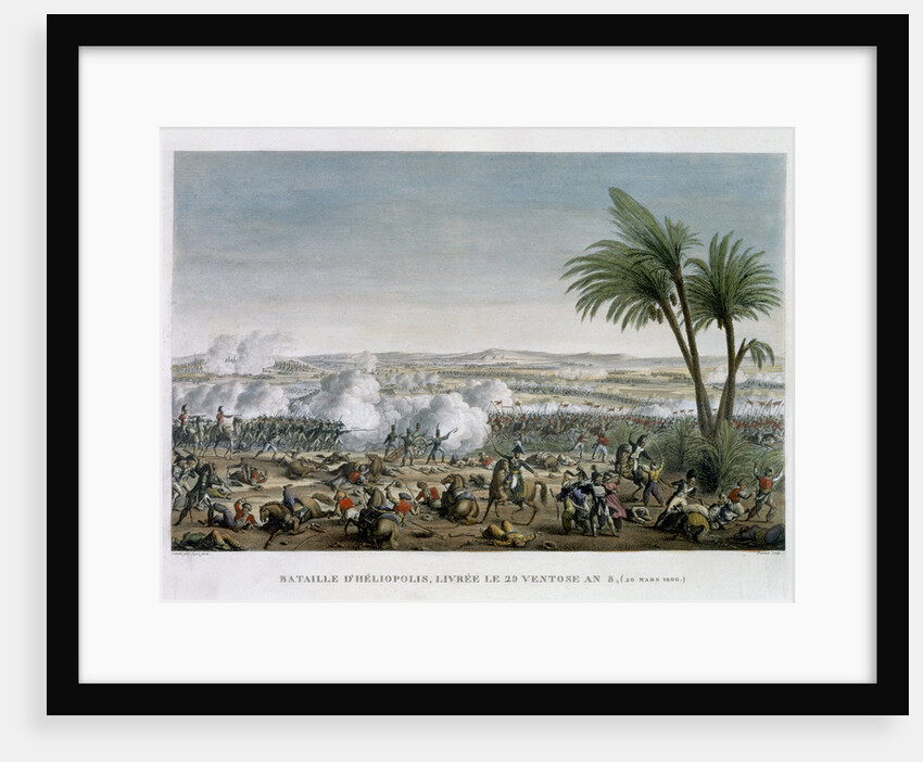 The Battle of Heliopolis by Edme Bovinet