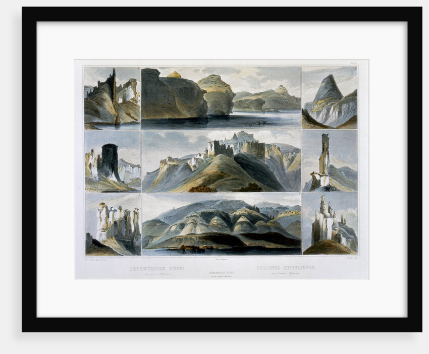 Remarkable Hills on the Upper Missouri by Friedrich Salathe