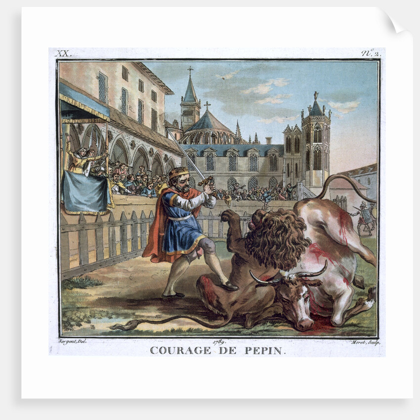 The Courage of Pepin by Jean Baptiste Morret