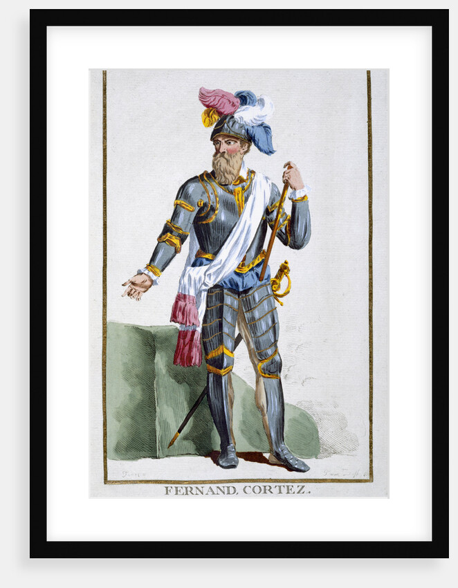 Hernan Cortes by Pierre Duflos