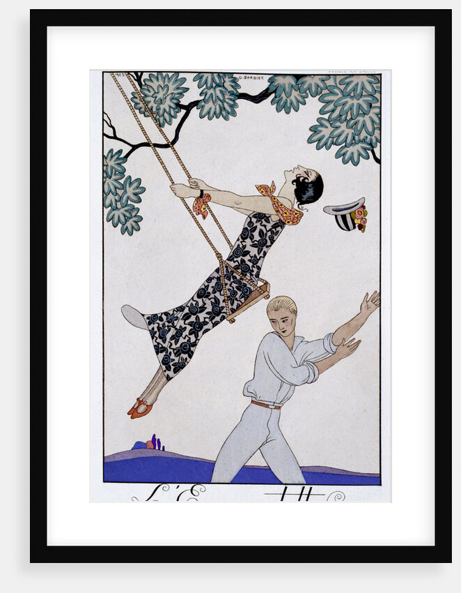 The Swing by Georges Barbier