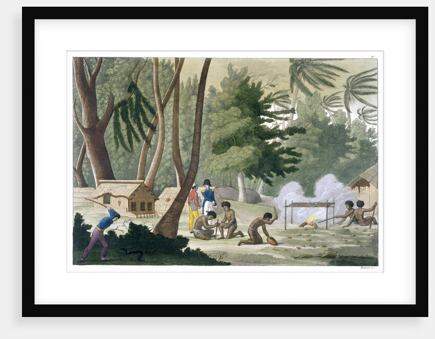 Papu Tribe on the Isle of Rawak by G Bramati