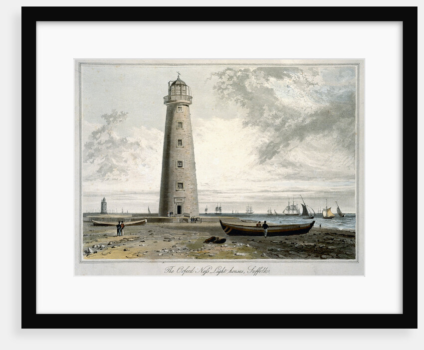The Orford Ness Lighthouses by William Daniell