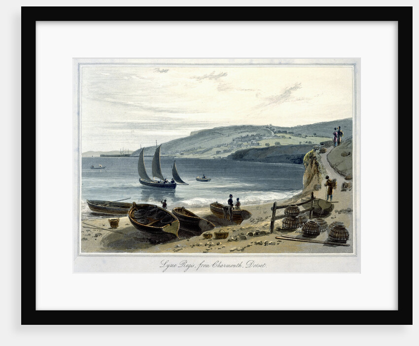 Lyme Regis by William Daniell