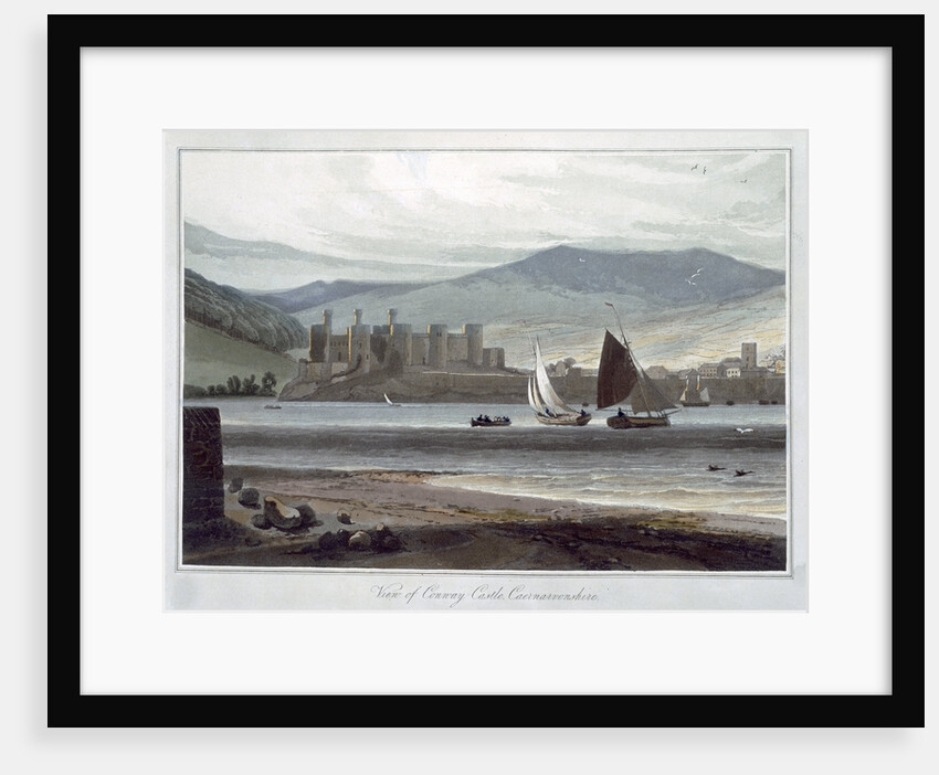 View of Conway Castle by William Daniell