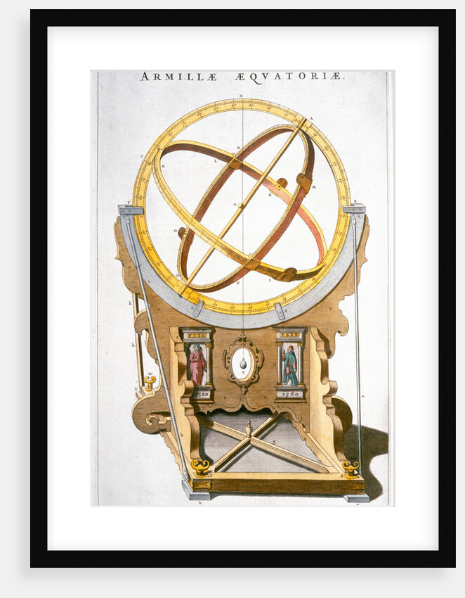 An orrery designed by the Danish astronomer Tycho Brahe by Joan Blaeu