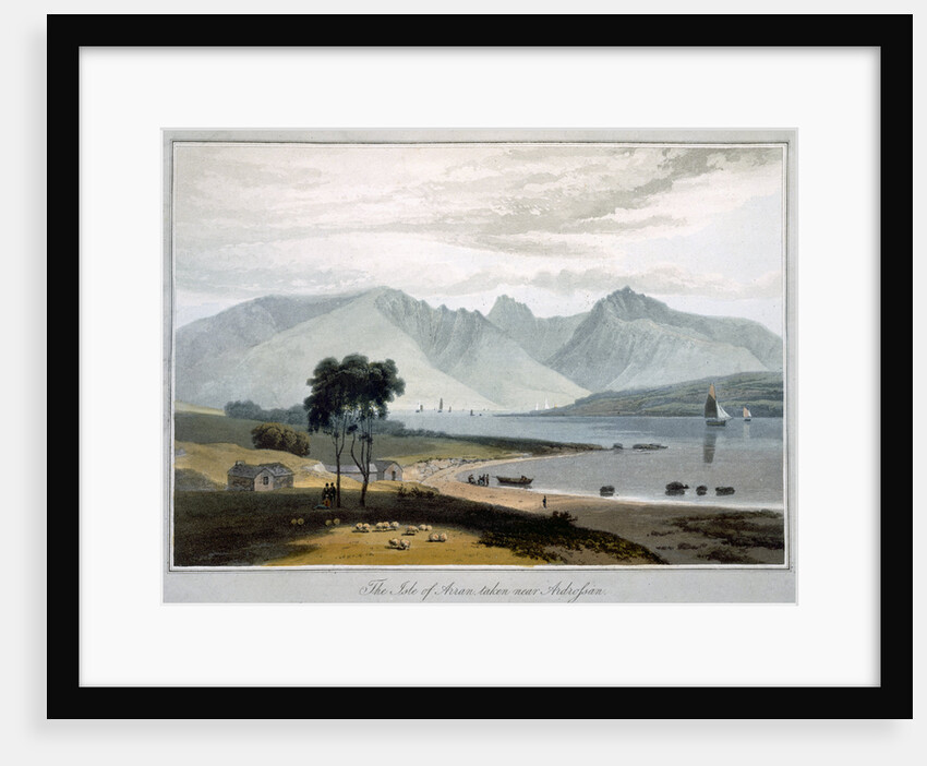 The Isle of Arran taken near Ardrossan by William Daniell