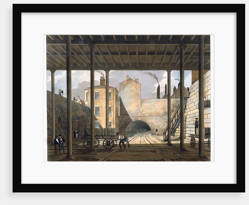Warehouses etc at the end of the Tunnel towards Wapping by SG Hughes