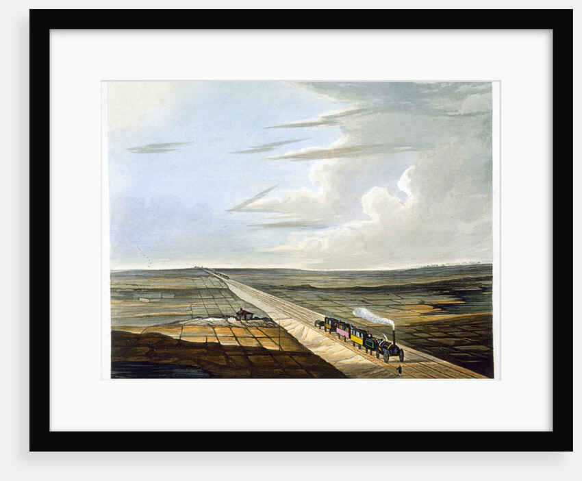View of the Railway across Chat Moss by Henry Pyall