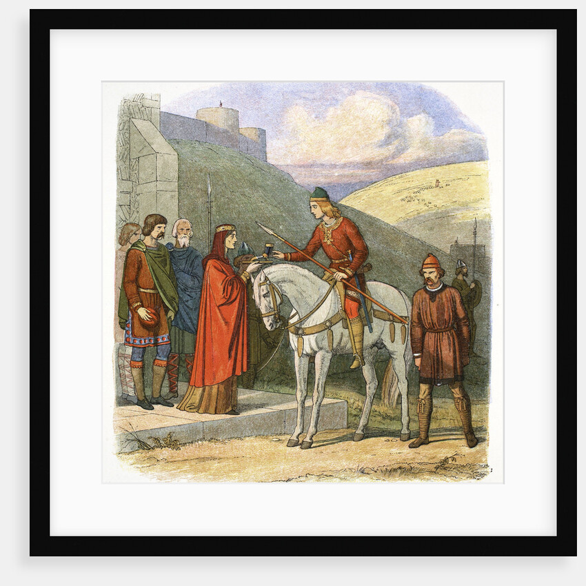 Edward the Martyr arriving at Corfe by James William Edmund Doyle