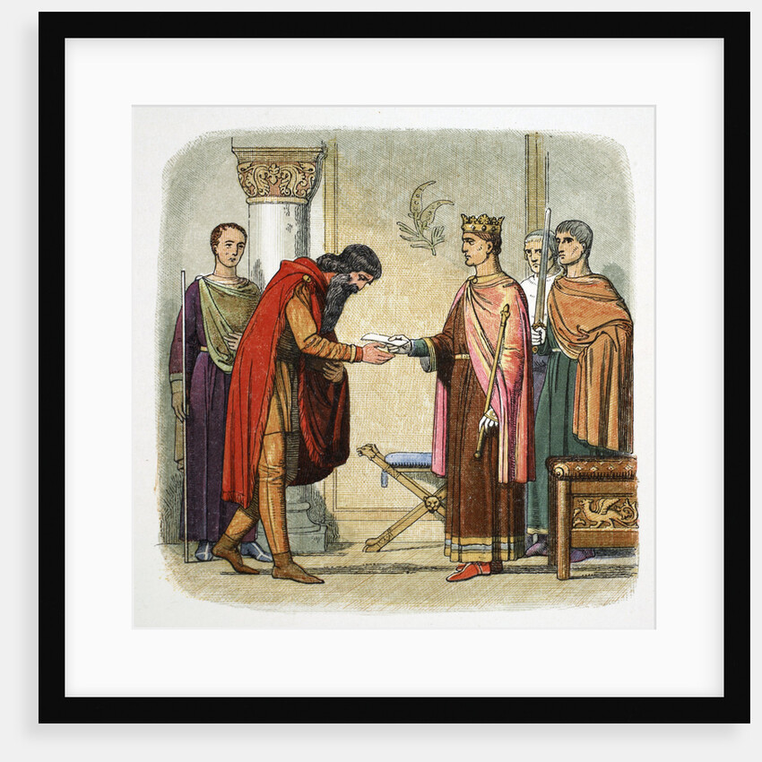 Henry II of England authorizes Dermot MacMorrough to levy forces by James William Edmund Doyle