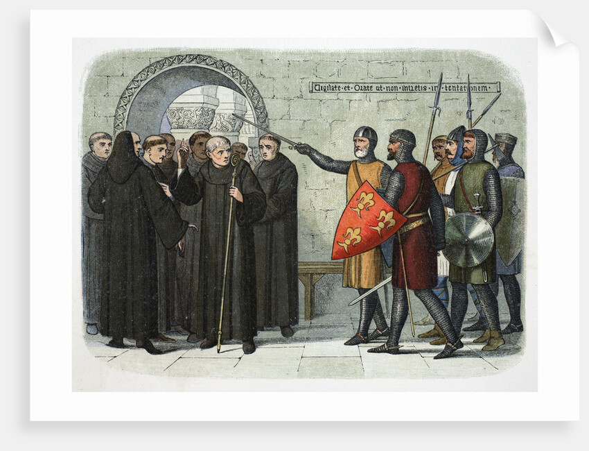 The monks of Christ Church, Canterbury, expelled by James William Edmund Doyle