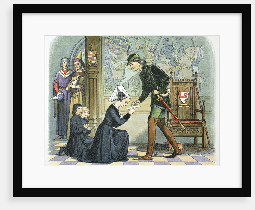 Edward IV of England and Lady Elizabeth Grey by James William Edmund Doyle