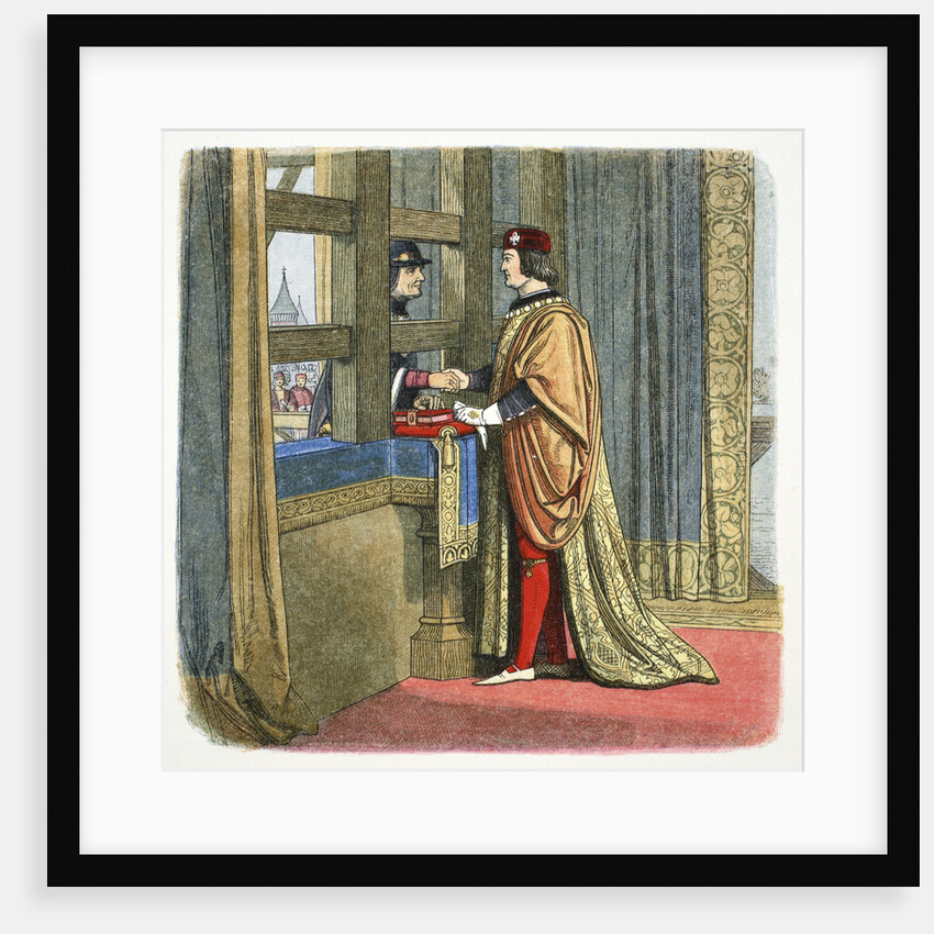 Meeting of Edward IV of England and Louis XI of France at Picquigny by James William Edmund Doyle