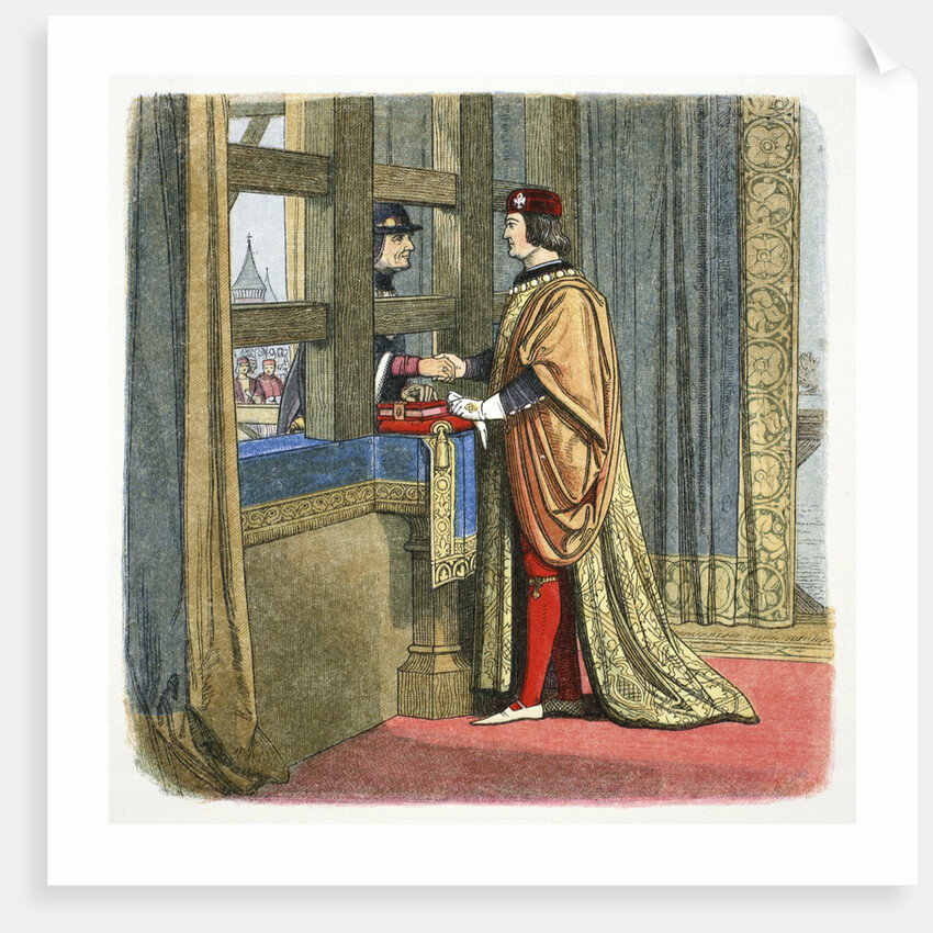 Meeting of Edward IV of England and Louis XI of France at Picquigny by James William Edmund Doyle