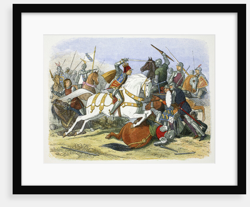 Richard III of England at the Battle of Bosworth Field by James William Edmund Doyle